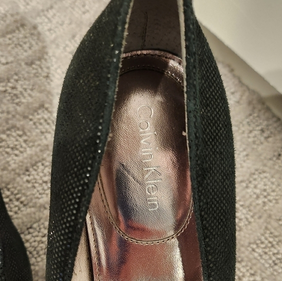 Black Calvin Klein Heels Size 8 - Picture 3 of 5